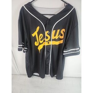 JESUS Christ Baseball Jersey Adult XL Church "The Gathering 10:25"